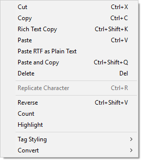 Context Menu